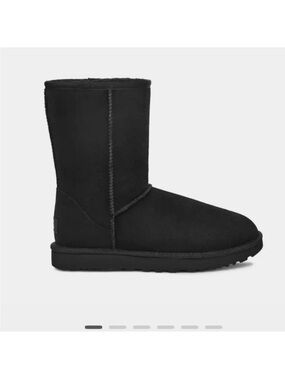UGG Women’s Classic Black Suede Winter Boots Size 9